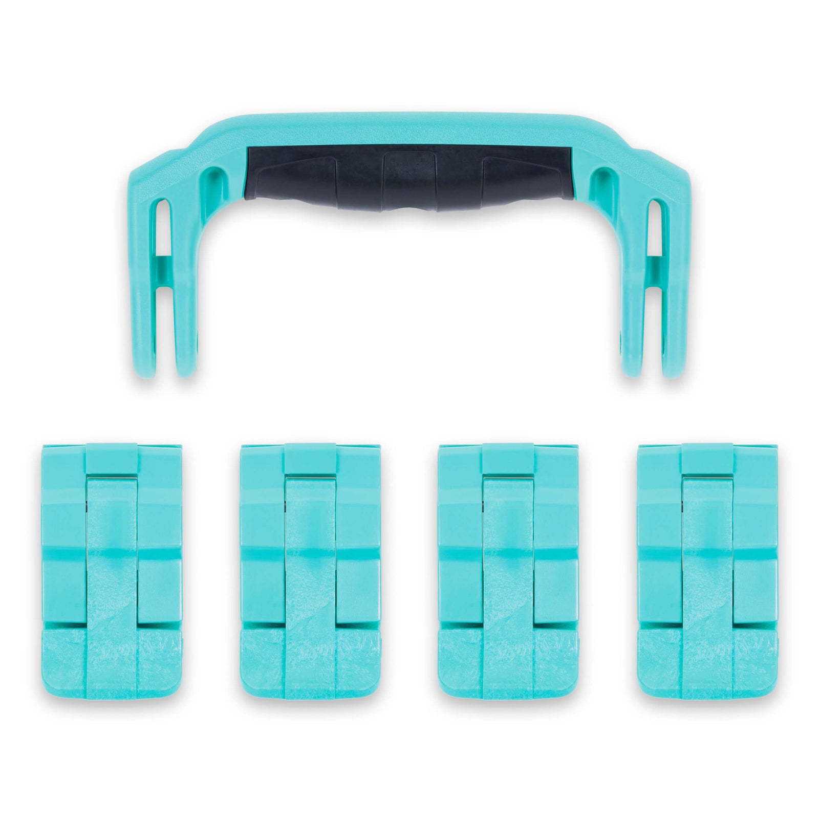 Pelican 1495 Replacement Handle & Latches, Teal (Set of 1 Handle, 4 Latches) ColorCase 