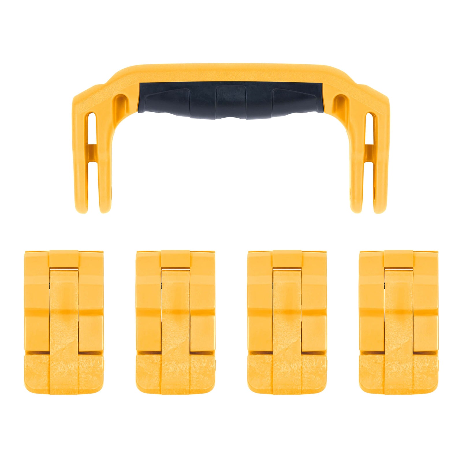 Pelican 1495 Replacement Handle & Latches, Yellow (Set of 1 Handle, 4 Latches) ColorCase 