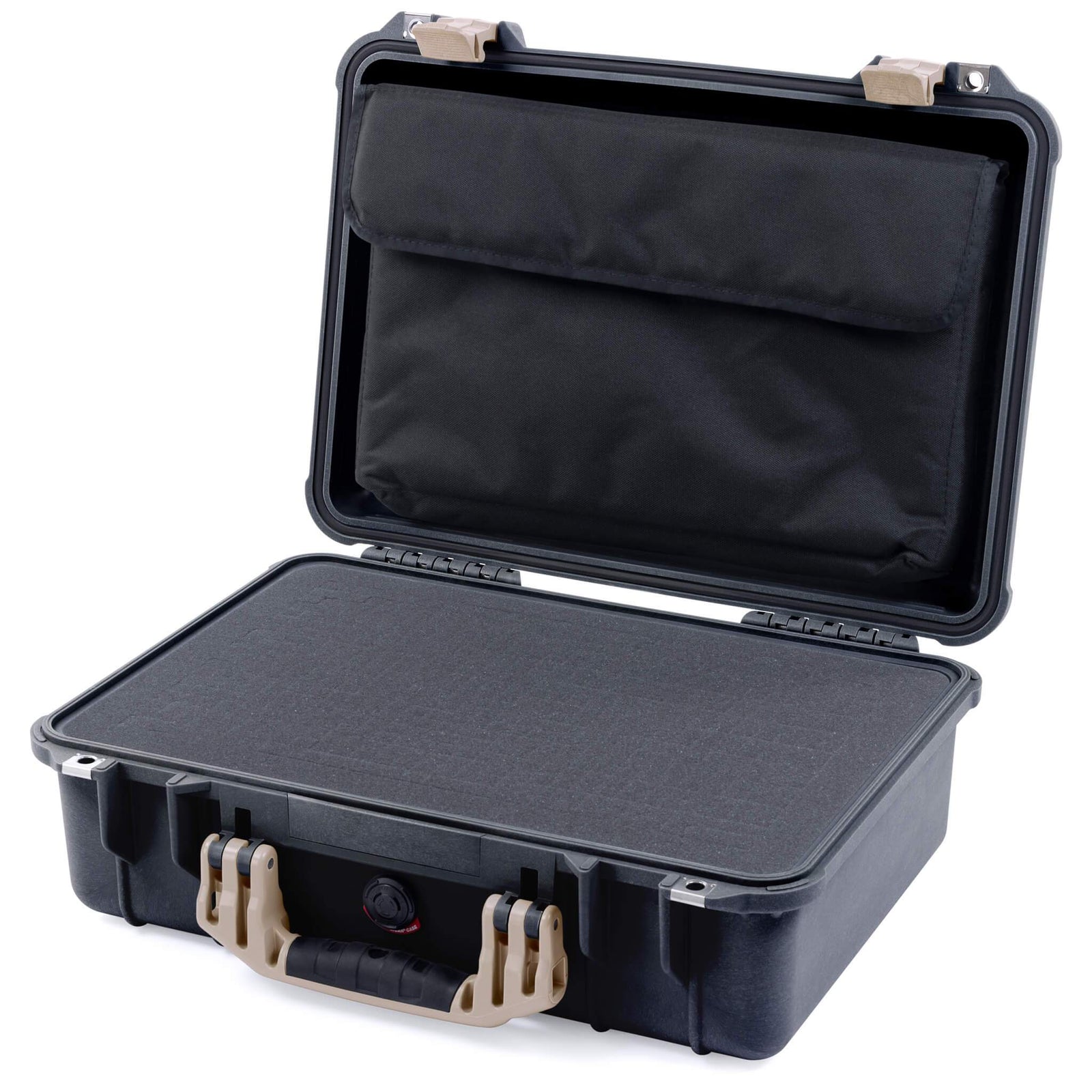 Pelican 1500 Case - Black & Desert Tan