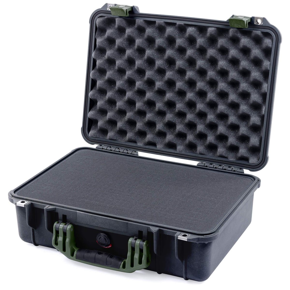 Pelican 1500 Case - Black &amp; OD Green