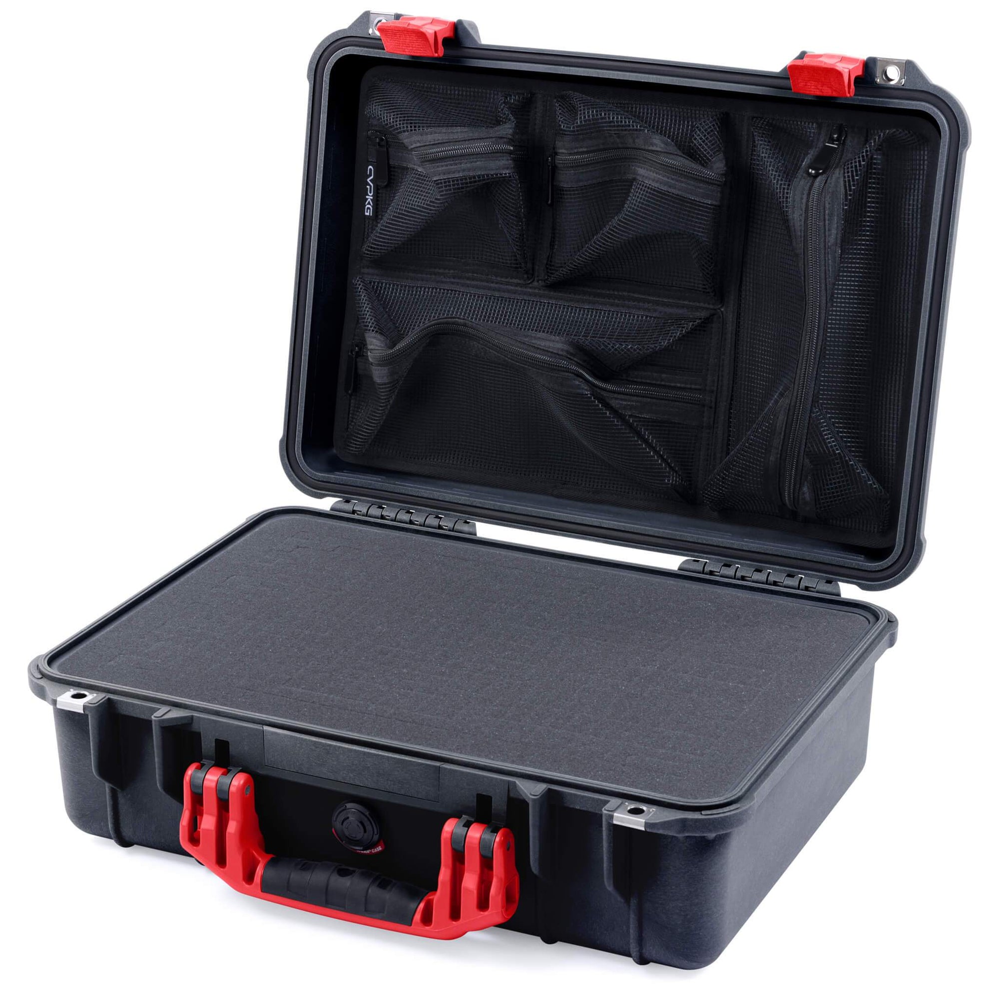 Pelican 1500 Case - Black & Red - ColorCase