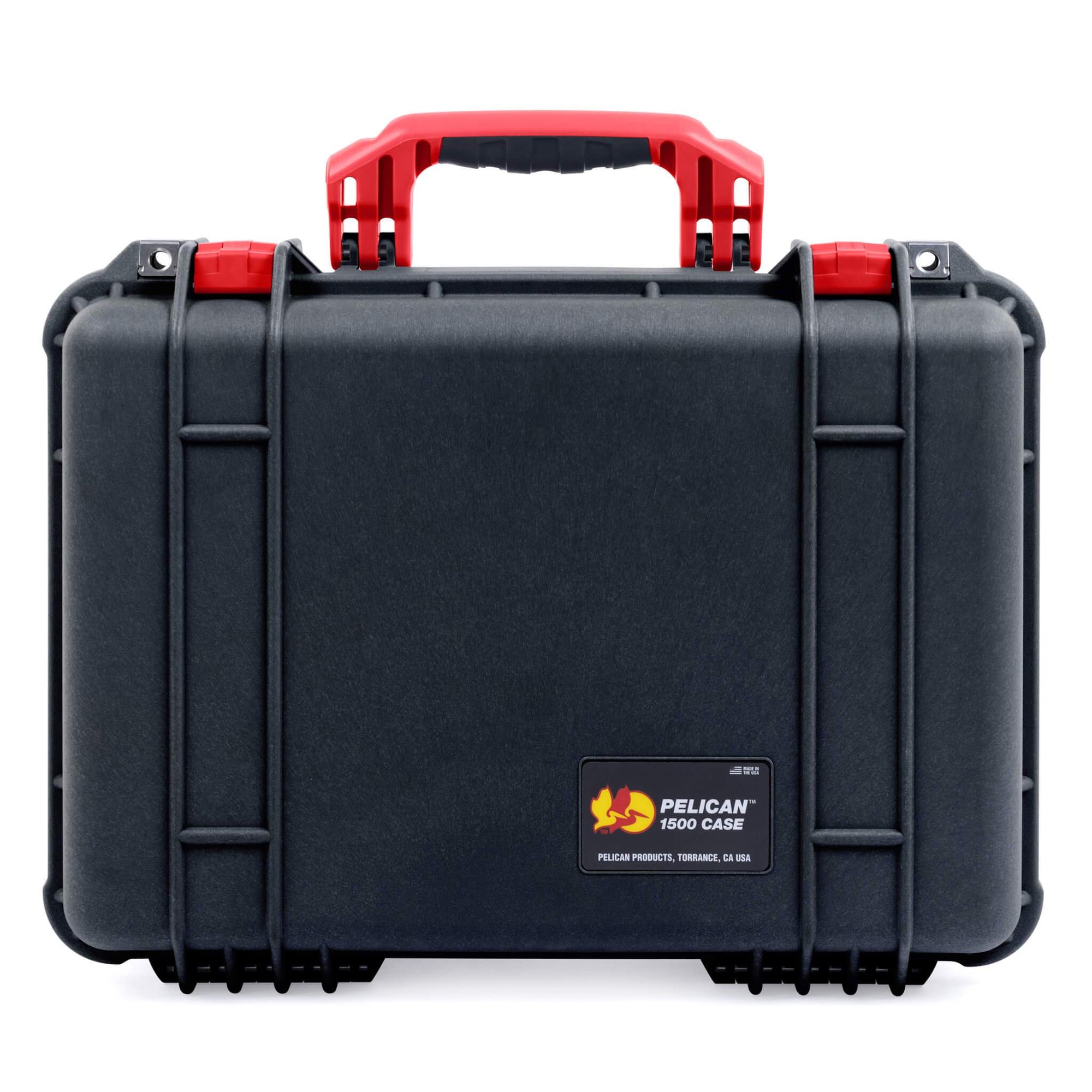 Pelican 1500 Case - Black & Red - ColorCase