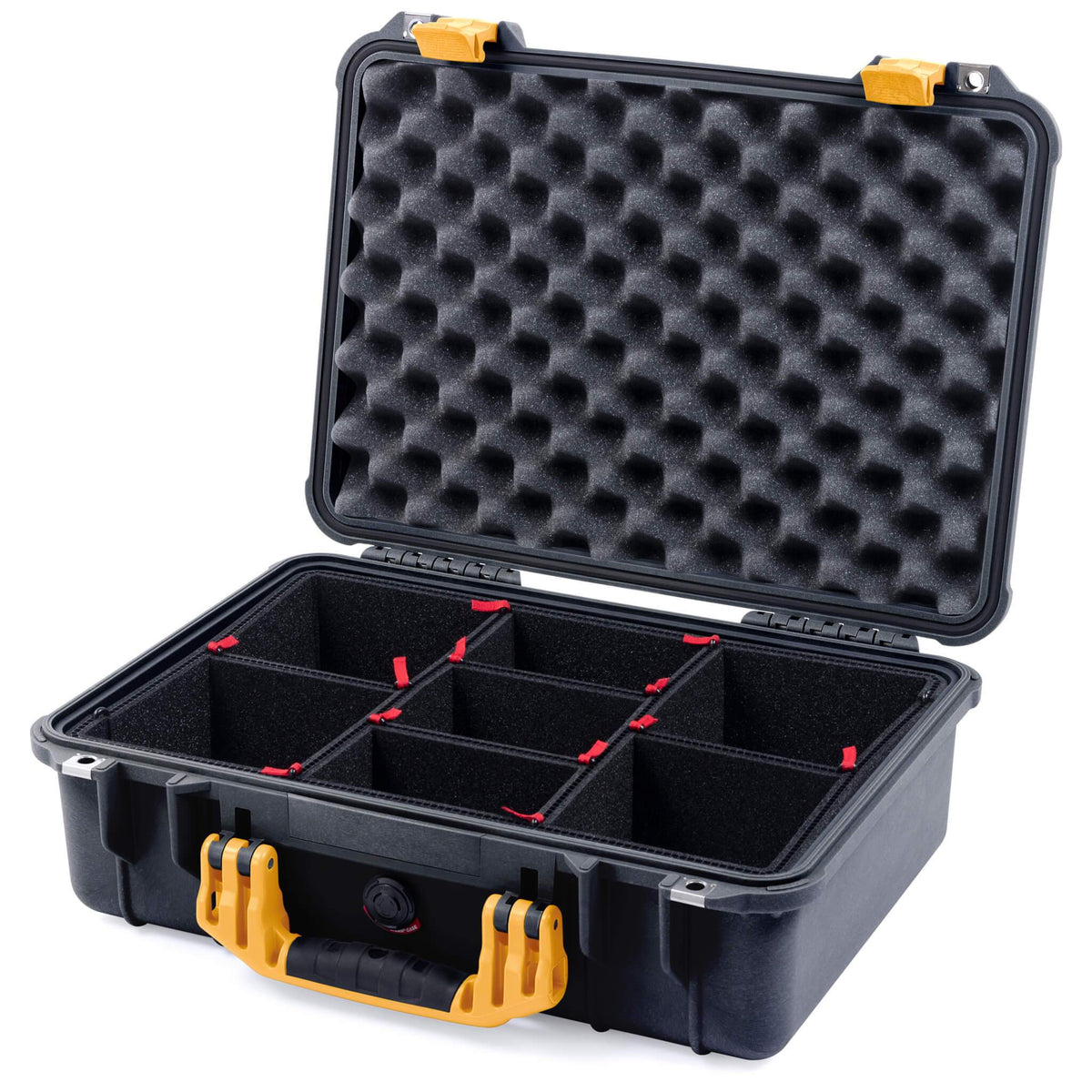 Pelican 1500 Case - Black &amp; Yellow