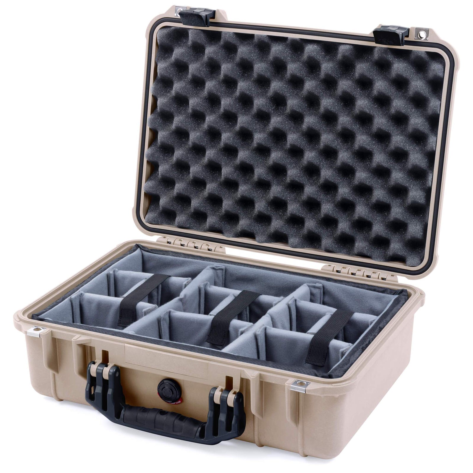 Pelican 1500 Case - Desert Tan & Black