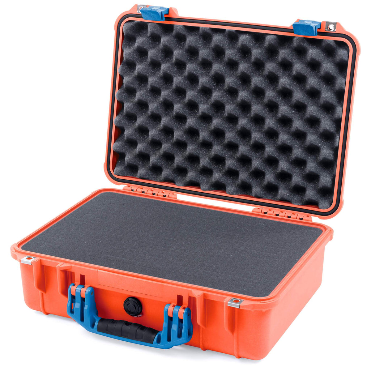 Pelican 1500 Case - Orange &amp; Blue