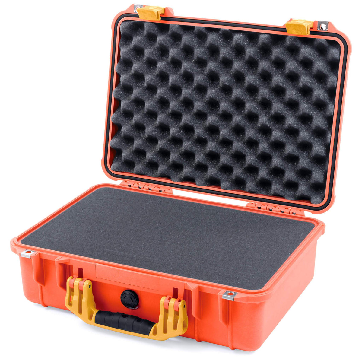 Pelican 1500 Case - Orange &amp; Yellow