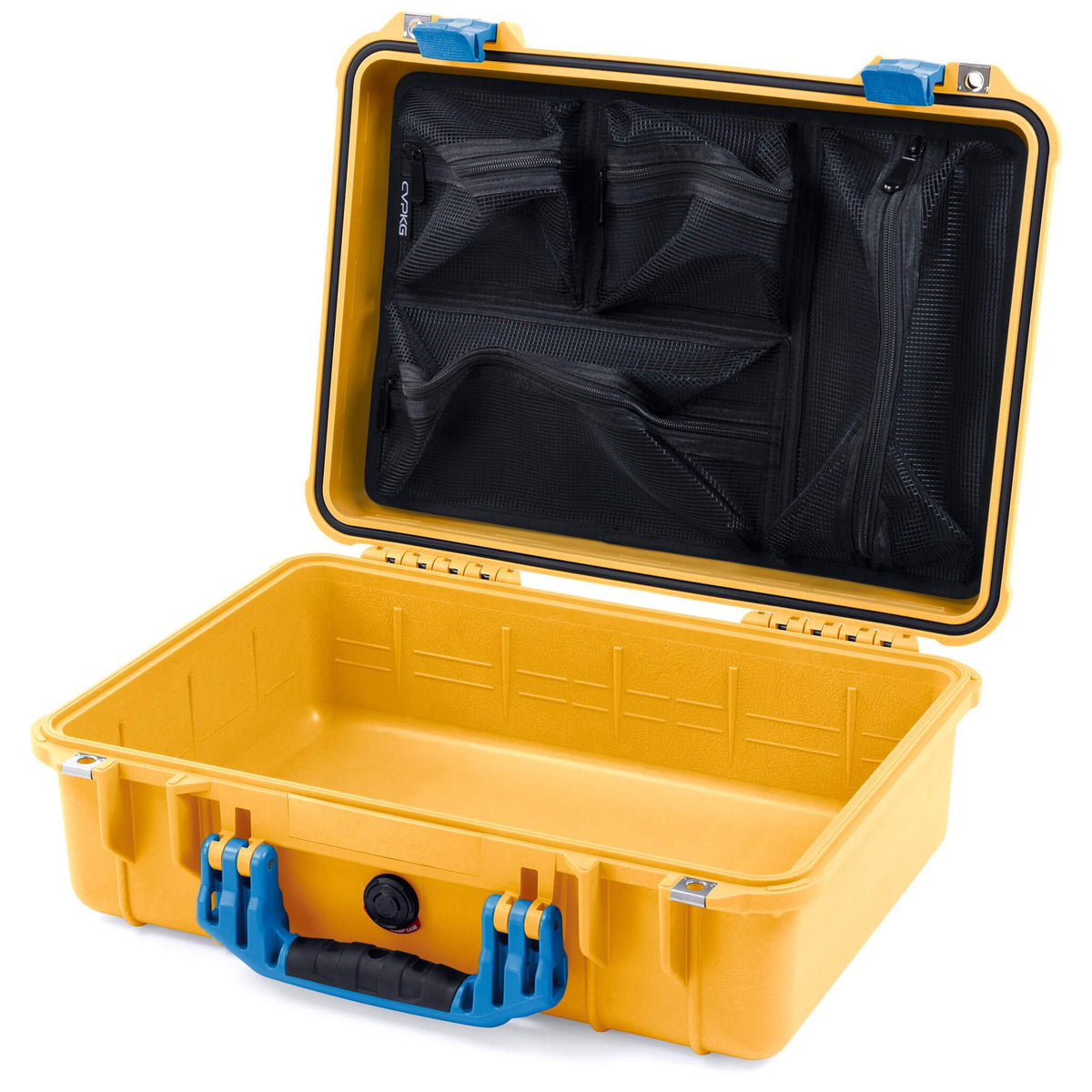 Pelican 1500 Case - Yellow &amp; Blue