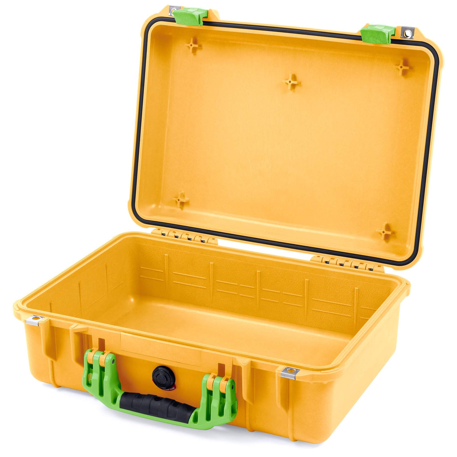 Pelican 1500 Case - Yellow & Lime Green