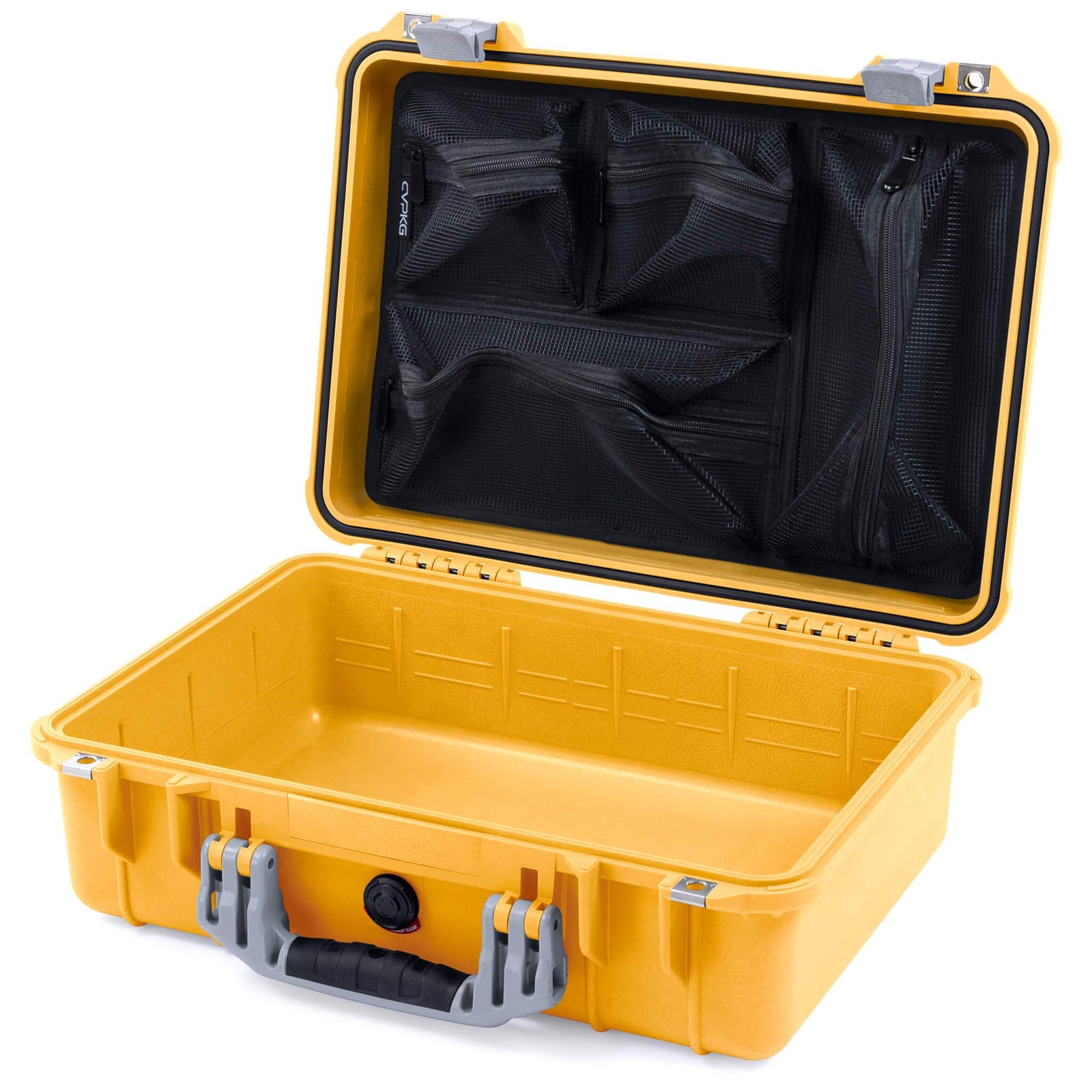 Pelican 1500 Case - Yellow & Silver