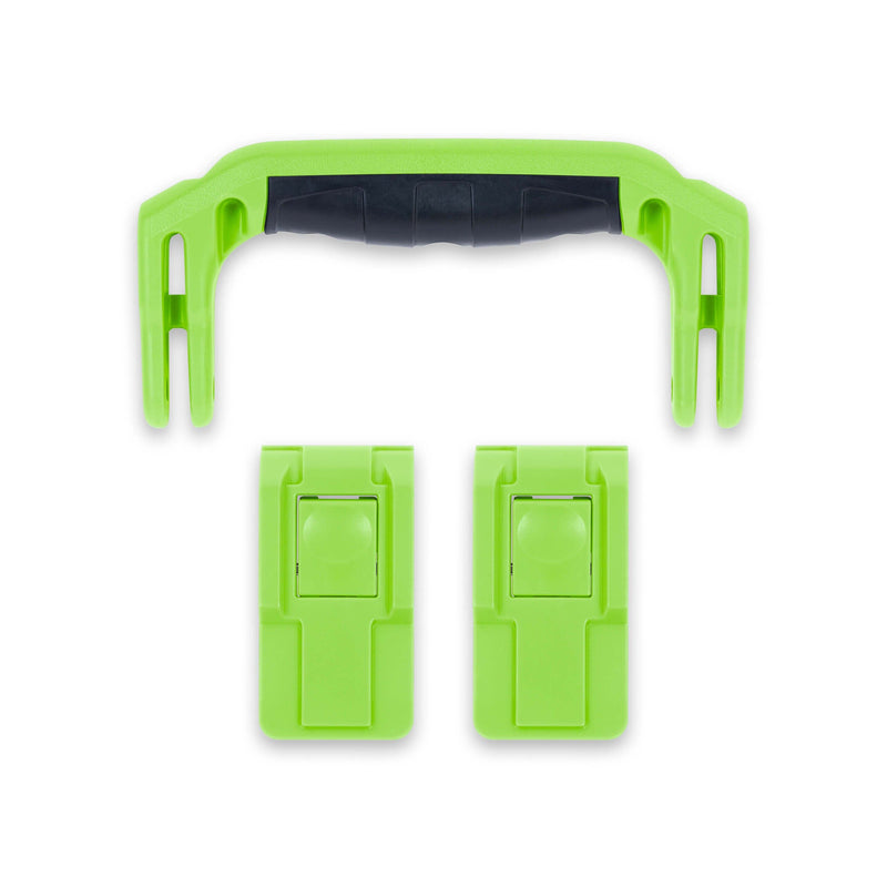 Pelican 1505 Air Replacement Handle & Latches, Lime Green (Set of 1 Handle, 2 Latches) ColorCase 
