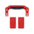 Pelican 1505 Air Replacement Handle & Latches, Red (Set of 1 Handle, 2 Latches) ColorCase 