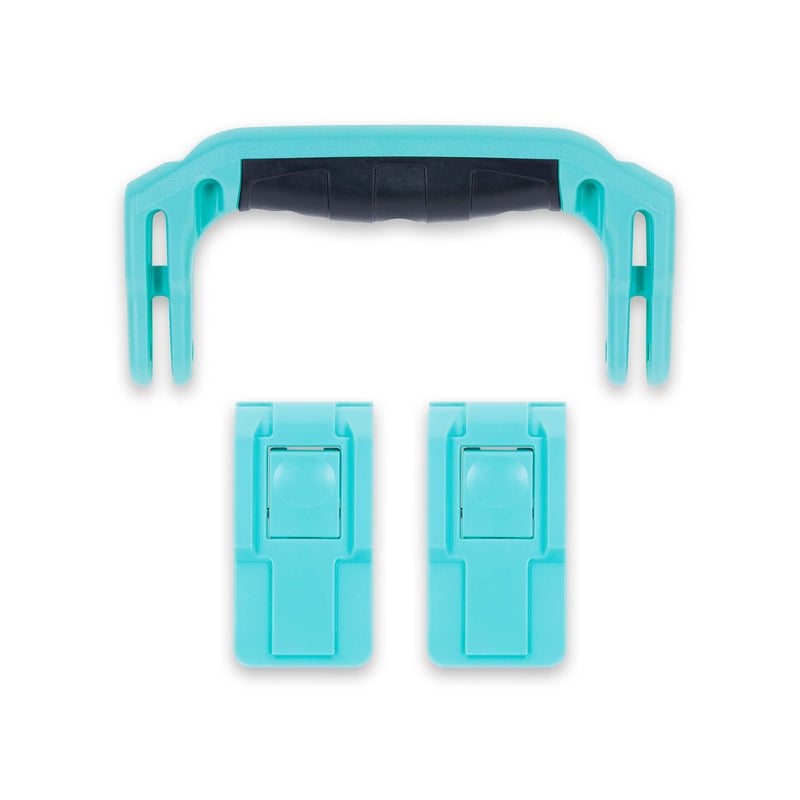 Pelican 1505 Air Replacement Handle & Latches, Teal (Set of 1 Handle, 2 Latches) ColorCase 