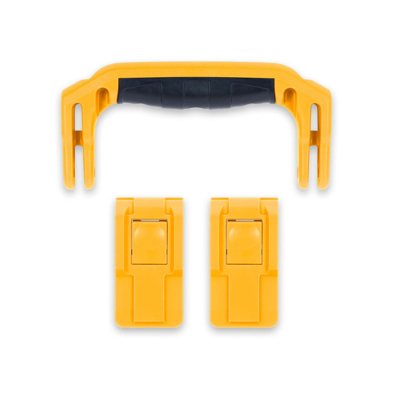 Pelican 1505 Air Replacement Handle & Latches, Yellow (Set of 1 Handle, 2 Latches) ColorCase 
