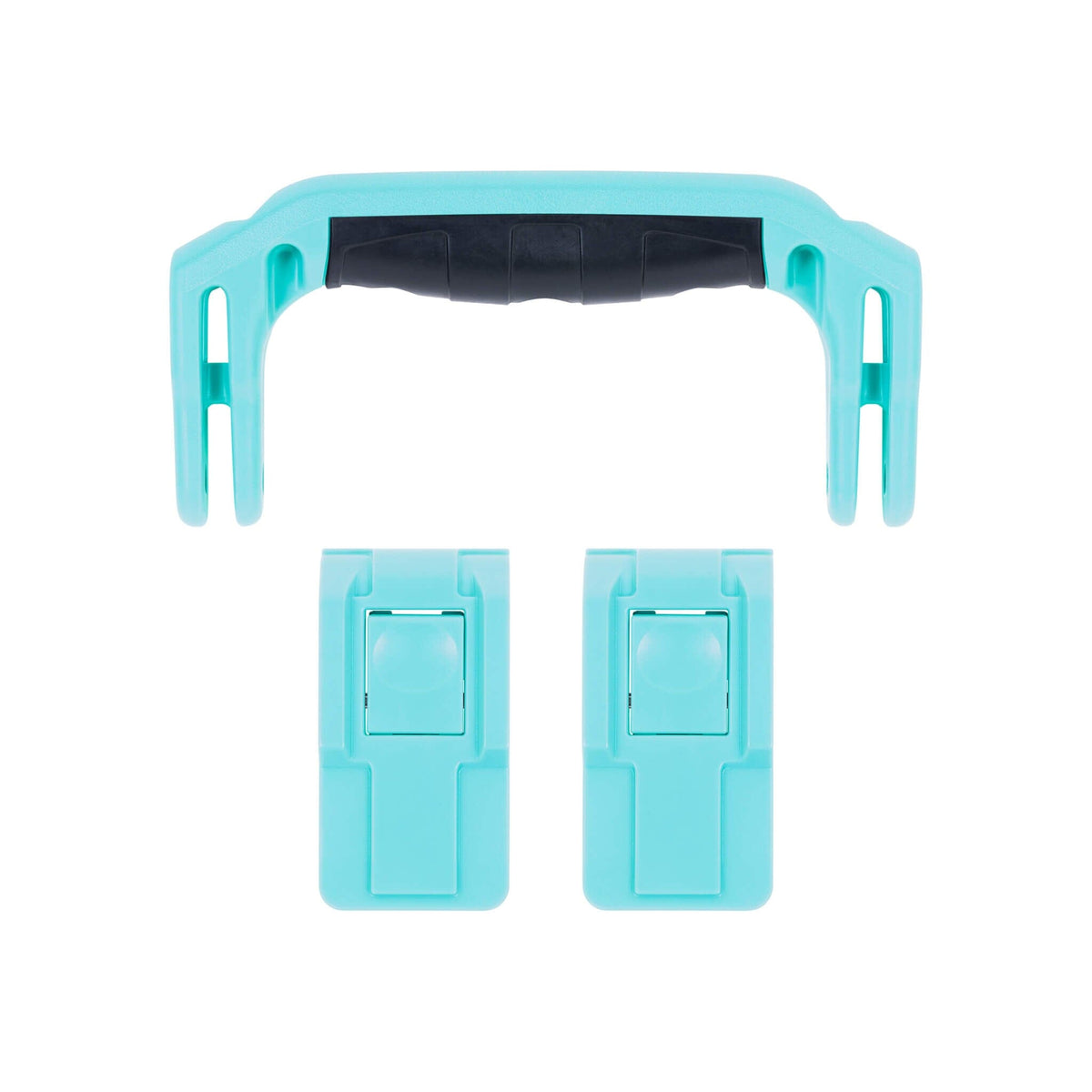 Pelican 1507 Air Replacement Handle &amp; Latches, Teal (Set of 1 Handle, 2 Latches) ColorCase 