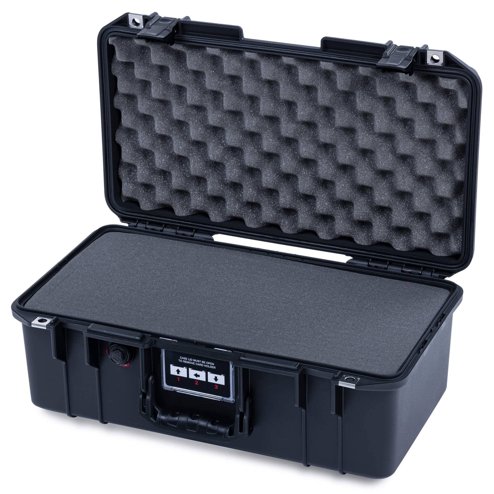 Pelican 1506 Air Case, Black Pick & Pluck Foam with Convolute Lid Foam ColorCase 015060-0001-110-111