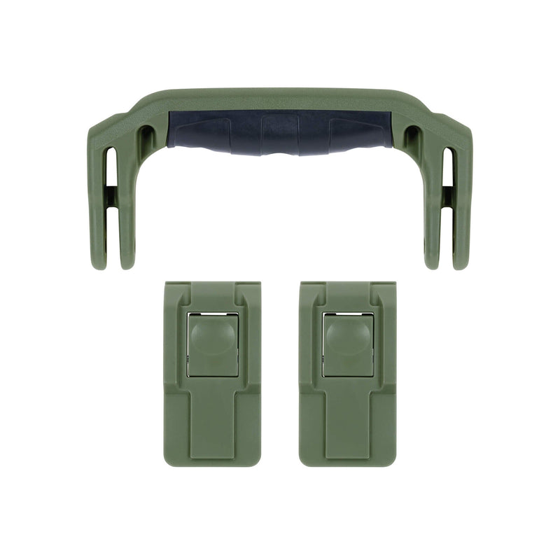 Pelican 1507 Air Replacement Handle & Latches, OD Green (Set of 1 Handle, 2 Latches) ColorCase 