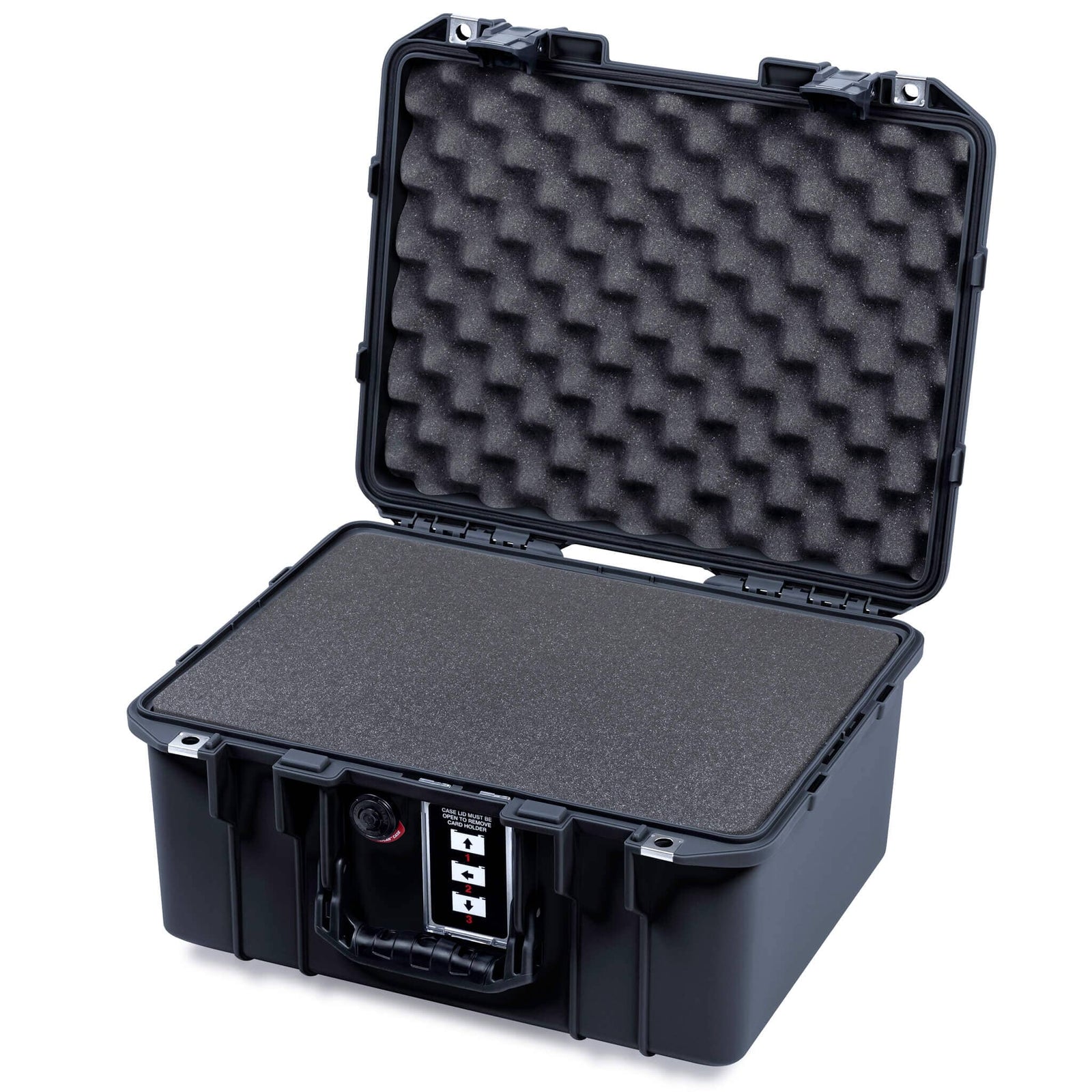 Pelican 1507 Air Case, Black Pick & Pluck Foam with Convolute Lid Foam ColorCase 015070-0001-110-111