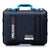 Pelican 1507 Air Case, Black with Blue Handle & Latches ColorCase 