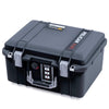 Pelican 1507 Air Case, Black with Silver Handle & Latches ColorCase