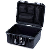 Pelican 1507 Air Case, Black with Silver Handle & Latches ColorCase