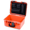 Pelican 1507 Air Case, Orange with Black Handle & Latches ColorCase