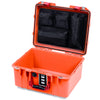 Pelican 1507 Air Case, Orange with Red Handle & Latches ColorCase