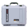 Pelican 1507 Air Case, Silver with OD Green Handle & Latches ColorCase