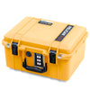 Pelican 1507 Air Case, Yellow with Black Handle & Latches ColorCase
