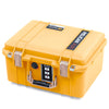 Pelican 1507 Air Case, Yellow with Desert Tan Handle & Latches ColorCase