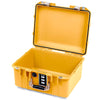 Pelican 1507 Air Case, Yellow with Desert Tan Handle & Latches None (Case Only) ColorCase 015070-0000-240-311