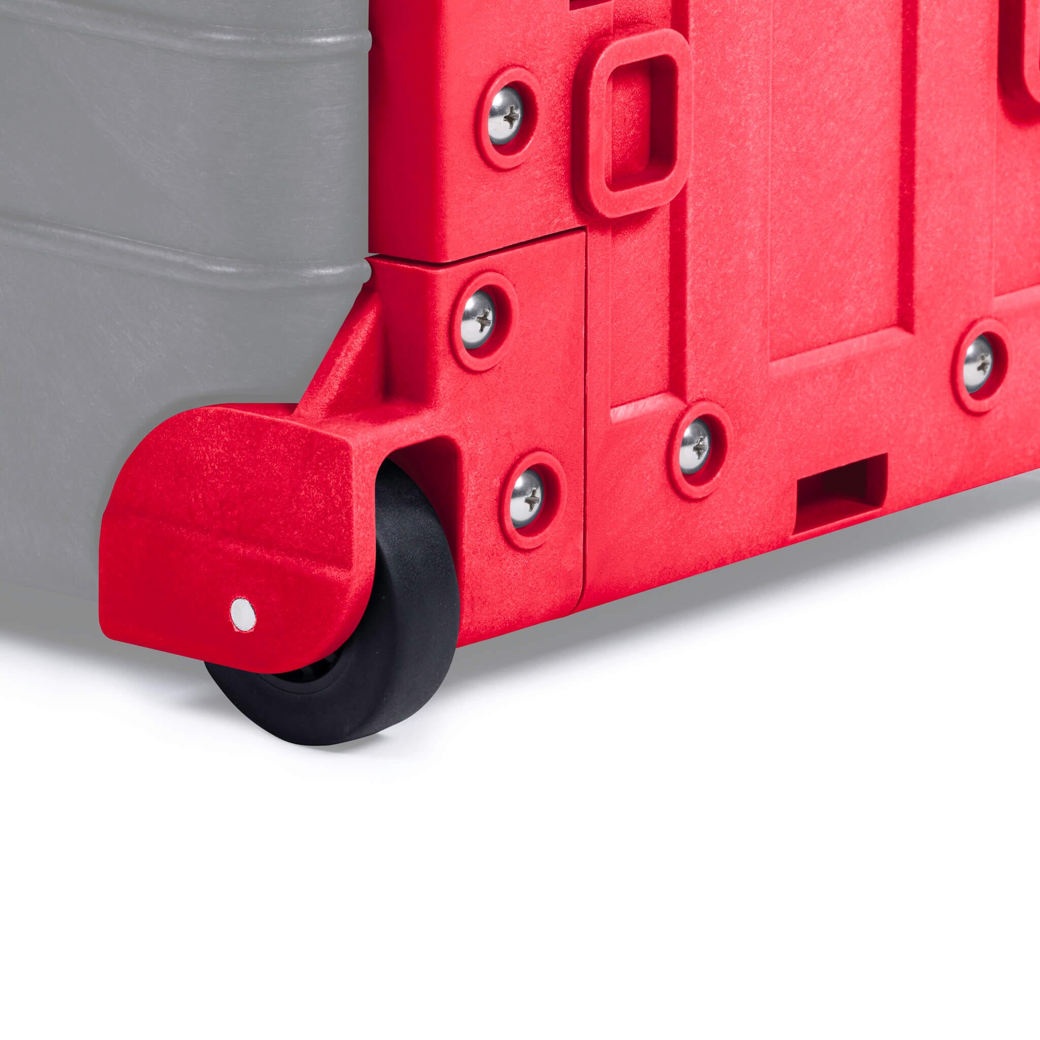 Red Replacement Trolley & Wheels for Pelican 1510 Protector Case