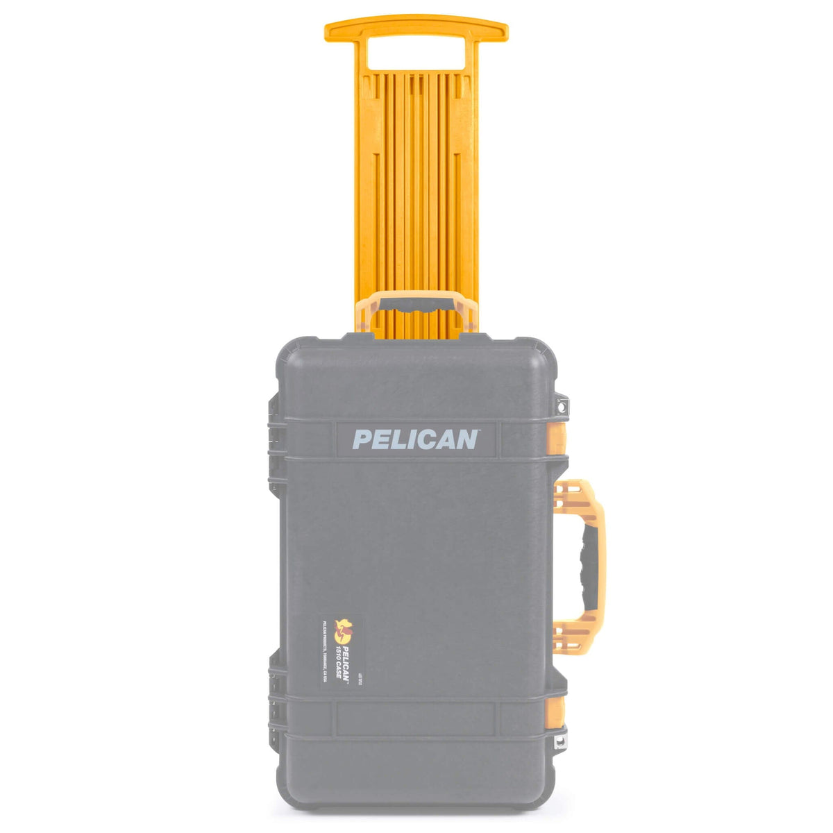 Pelican 1510 Replacement Trolley &amp; Wheel Housing Assembly, Yellow ColorCase 