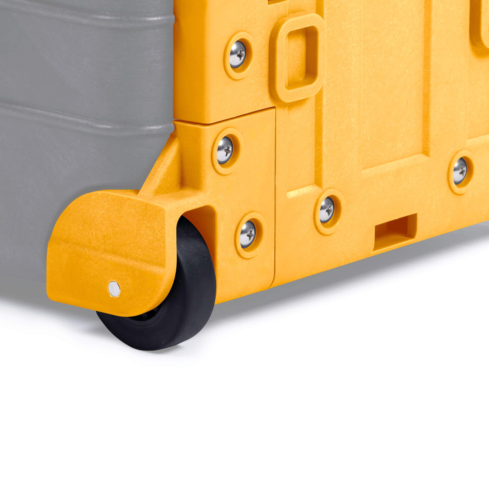 Pelican 1510 Replacement Trolley & Wheel Housing Assembly, Yellow ColorCase 