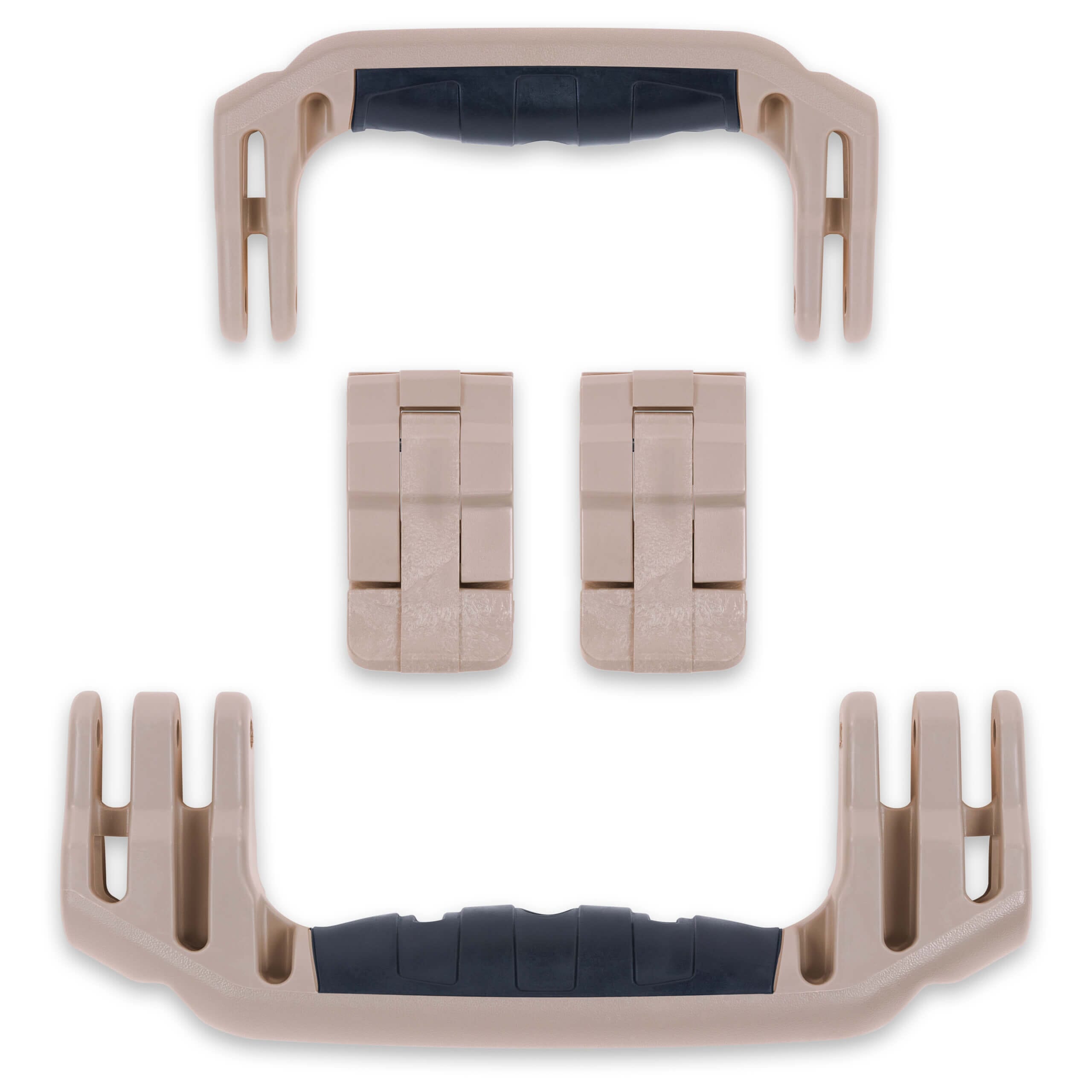 Pelican 1510 Replacement Handles & Latches, Desert Tan (Set of 2 Handles, 2 Latches) ColorCase 