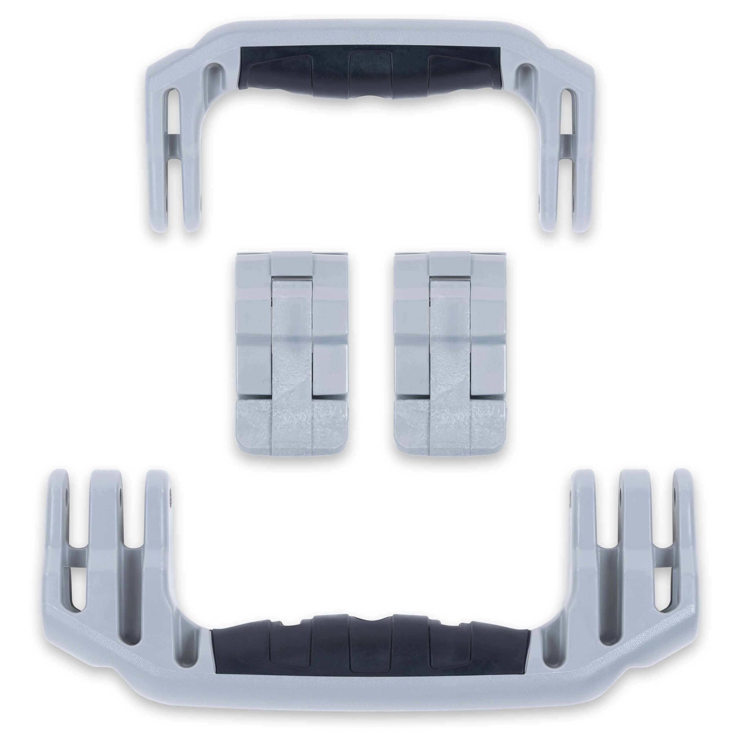 Pelican 1510 Replacement Handles & Latches, Silver (Set of 2 Handles, 2 Latches) ColorCase 