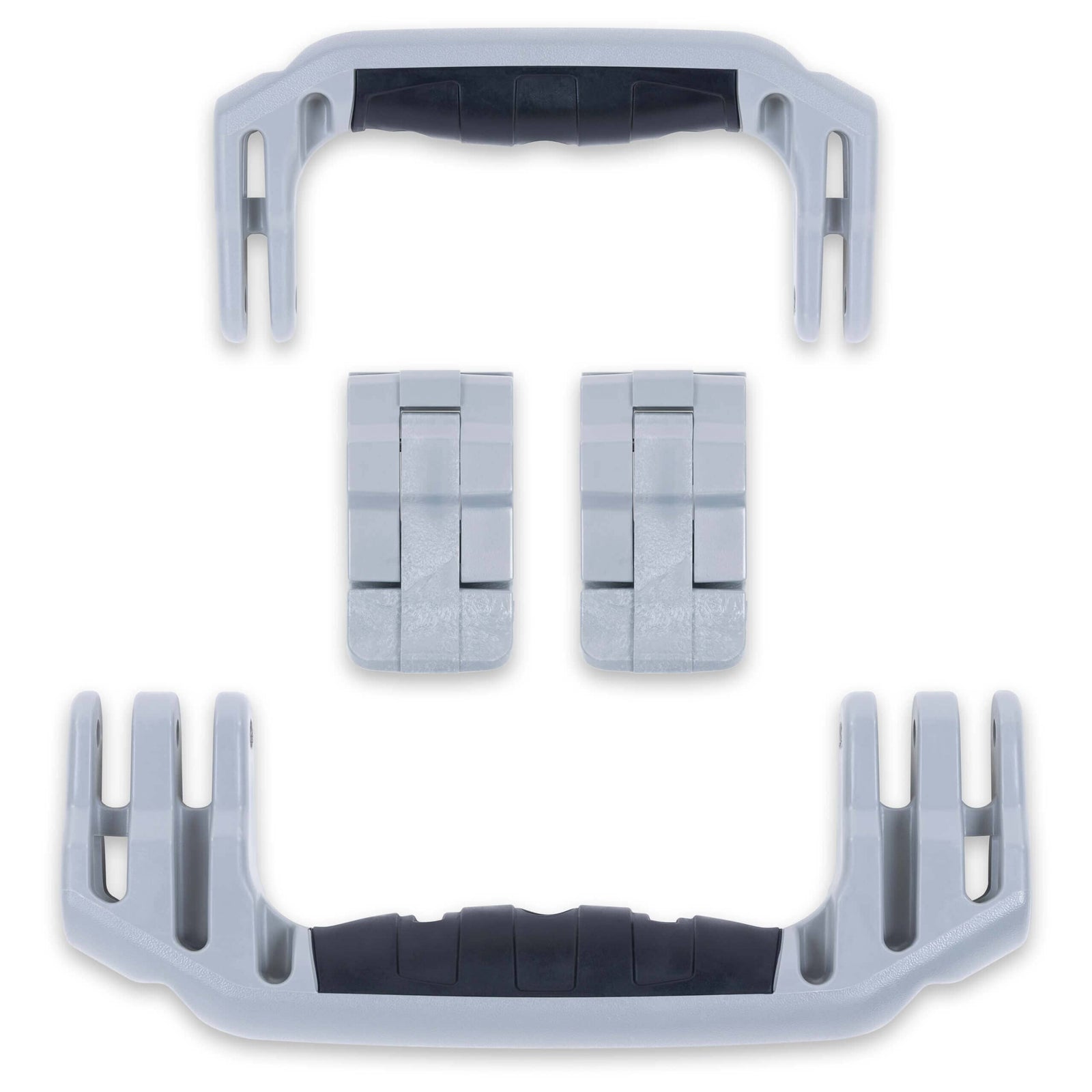 Pelican 1510 Replacement Handles & Latches, Silver (Set of 2 Handles, 2 Latches) ColorCase 