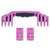 Pelican 1520 Replacement Handle & Latches, Magenta (Set of 1 Handle, 2 Standard Latches) ColorCase 