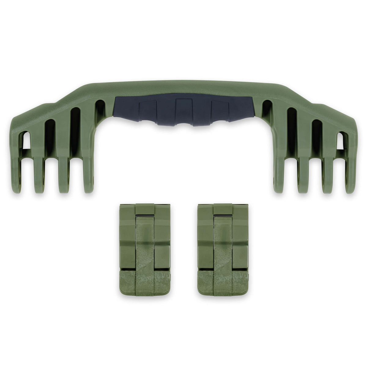 Pelican 1520 Replacement Handle &amp; Latches, OD Green (Set of 1 Handle, 2 Standard Latches) ColorCase 