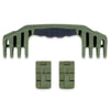 Pelican 1520 Replacement Handle & Latches, OD Green (Set of 1 Handle, 2 Standard Latches) ColorCase