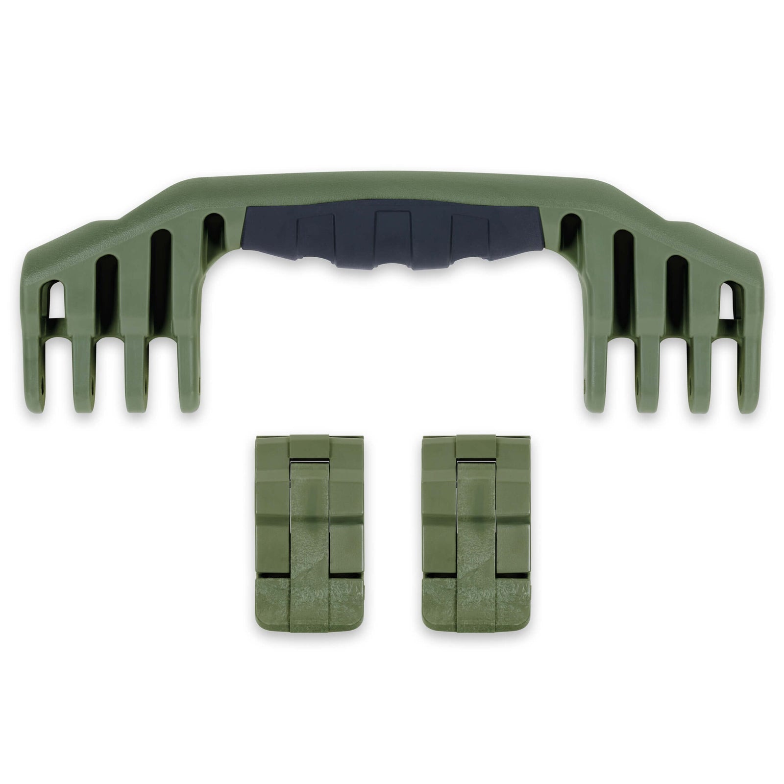 Pelican 1520 Replacement Handle & Latches, OD Green (Set of 1 Handle, 2 Standard Latches) ColorCase 