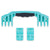 Pelican 1520 Replacement Handle & Latches, Teal (Set of 1 Handle, 2 Standard Latches) ColorCase 