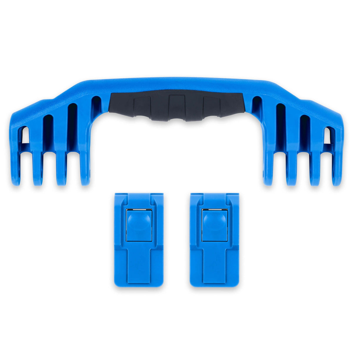 Pelican 1520 Replacement Handle &amp; Latches, Blue (Set of 1 Handle, 2 Push-Button Latches) ColorCase 