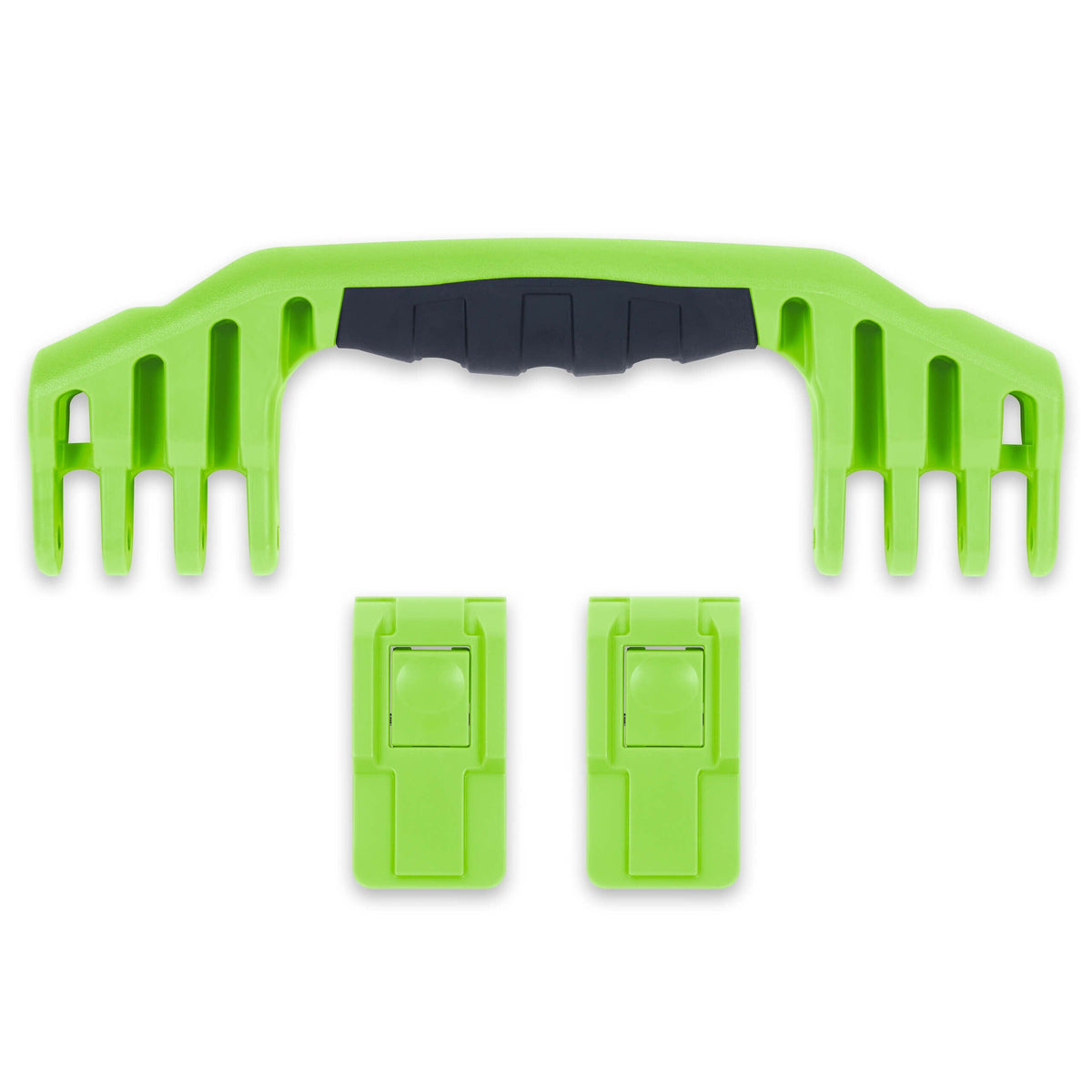 Pelican 1520 Replacement Handle &amp; Latches, Lime Green (Set of 1 Handle, 2 Push-Button Latches) ColorCase 