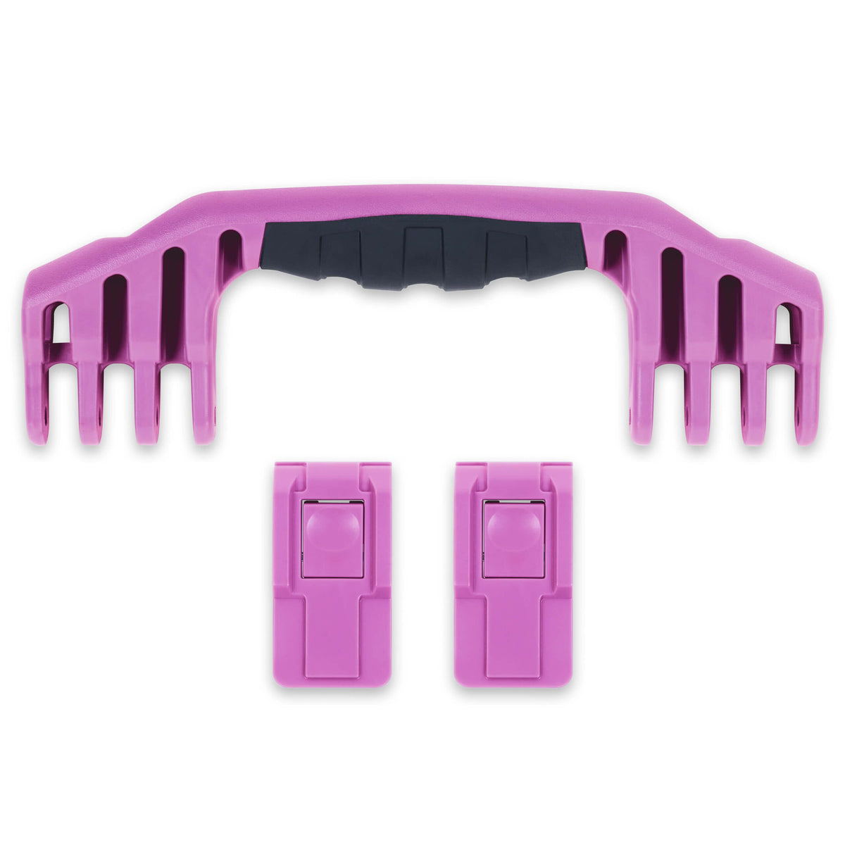 Pelican 1520 Replacement Handle &amp; Latches, Magenta (Set of 1 Handle, 2 Push-Button Latches) ColorCase 