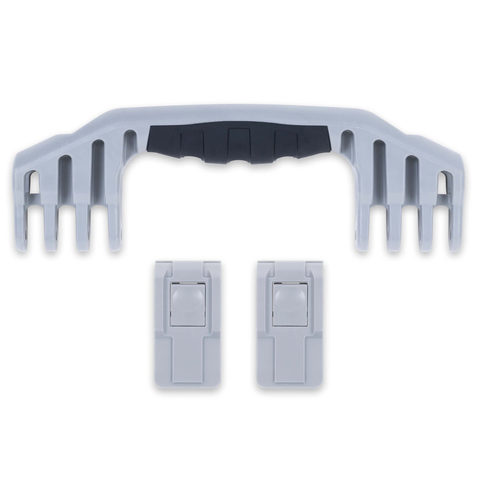 Pelican 1520 Replacement Handle & Latches, Silver (Set of 1 Handle, 2 Push-Button Latches) ColorCase 