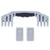 Pelican 1520 Replacement Handle & Latches, Silver (Set of 1 Handle, 2 Push-Button Latches) ColorCase 
