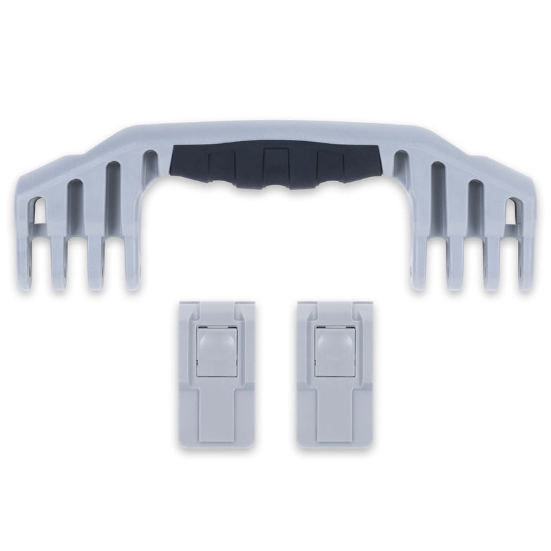 Pelican 1520 Replacement Handle & Latches, Silver (Set of 1 Handle, 2 Push-Button Latches) ColorCase 
