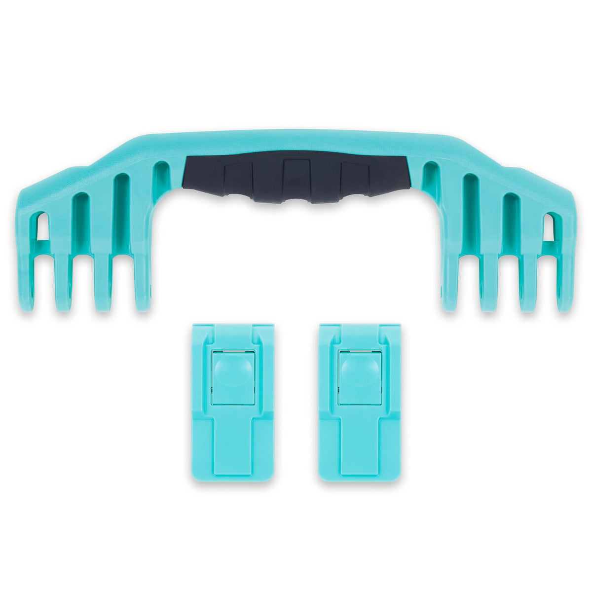Pelican 1520 Replacement Handle &amp; Latches, Teal (Set of 1 Handle, 2 Push-Button Latches) ColorCase 