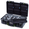 Pelican 1525 Air Case, Black with OD Green Handle & Latches ColorCase