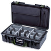 Pelican 1525 Air Case, Black with OD Green Handle & Latches ColorCase